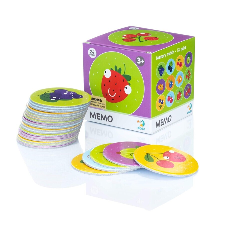 Set Vitammy Smile, spazzolino sonico per bambini, scoiattolo + Dodo Memo Gooseberry, gioco, 24 carte