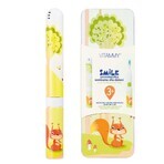 Set Vitammy Smile, spazzolino sonico per bambini, scoiattolo + Dodo Memo Gooseberry, gioco, 24 carte