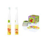 Set Vitammy Smile, spazzolino sonico per bambini, scoiattolo + Dodo Memo Gooseberry, gioco, 24 carte