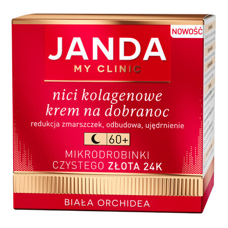 Janda My Clinic Collagen Threads 60+, night cream, 50 ml