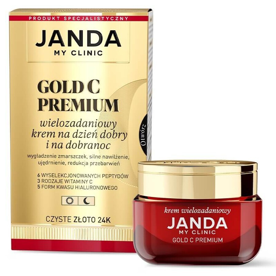 Janda My Clinic Gold C Premium, multi-tasking day and night cream, 50 ml