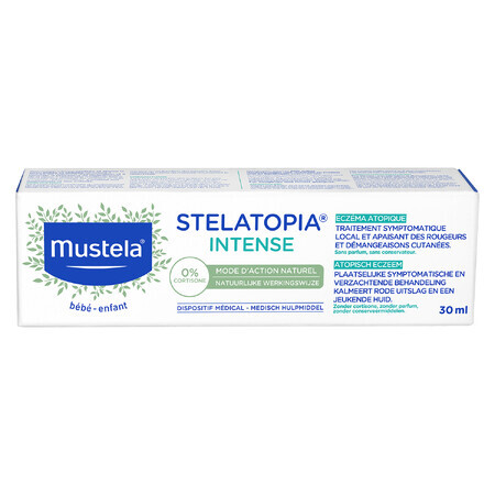 Mustela Stelatopia Intense, crema per ezgema e dermatite atopica, da 1 mese, 30 ml