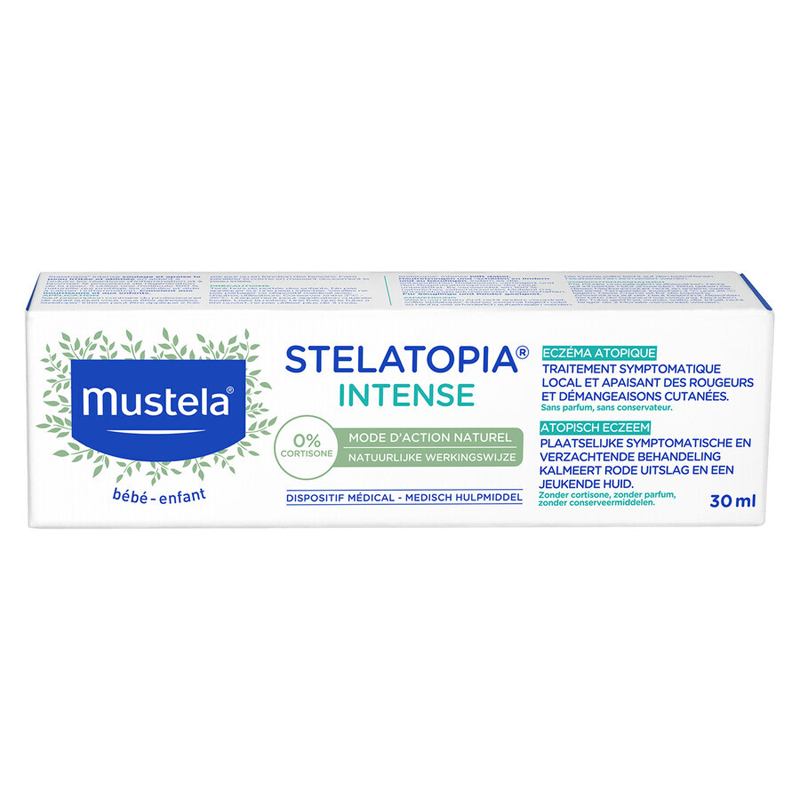 Mustela Stelatopia Intense, crema per ezgema e dermatite atopica, da 1 mese, 30 ml