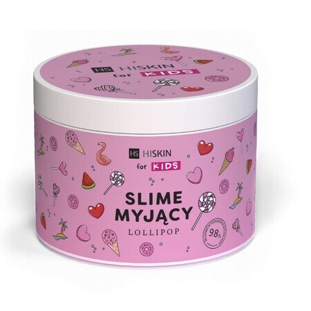 HiSkin For Kids Slime wash, gelei body wash voor kinderen, Lollipop, 150 ml