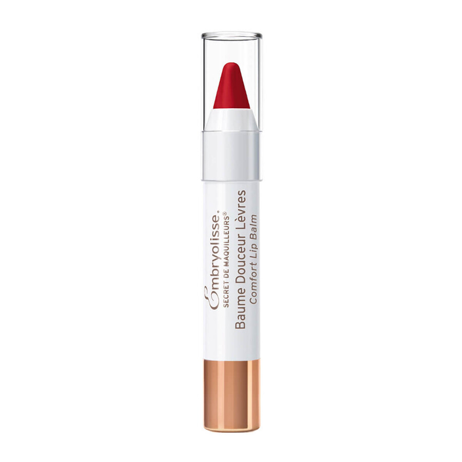 Embryolisse, colored and nourishing lip balm, intense rouge, 2.5 g