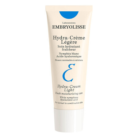 Embryolisse Hydra, crème hydratante légère pour le visage, 40 ml