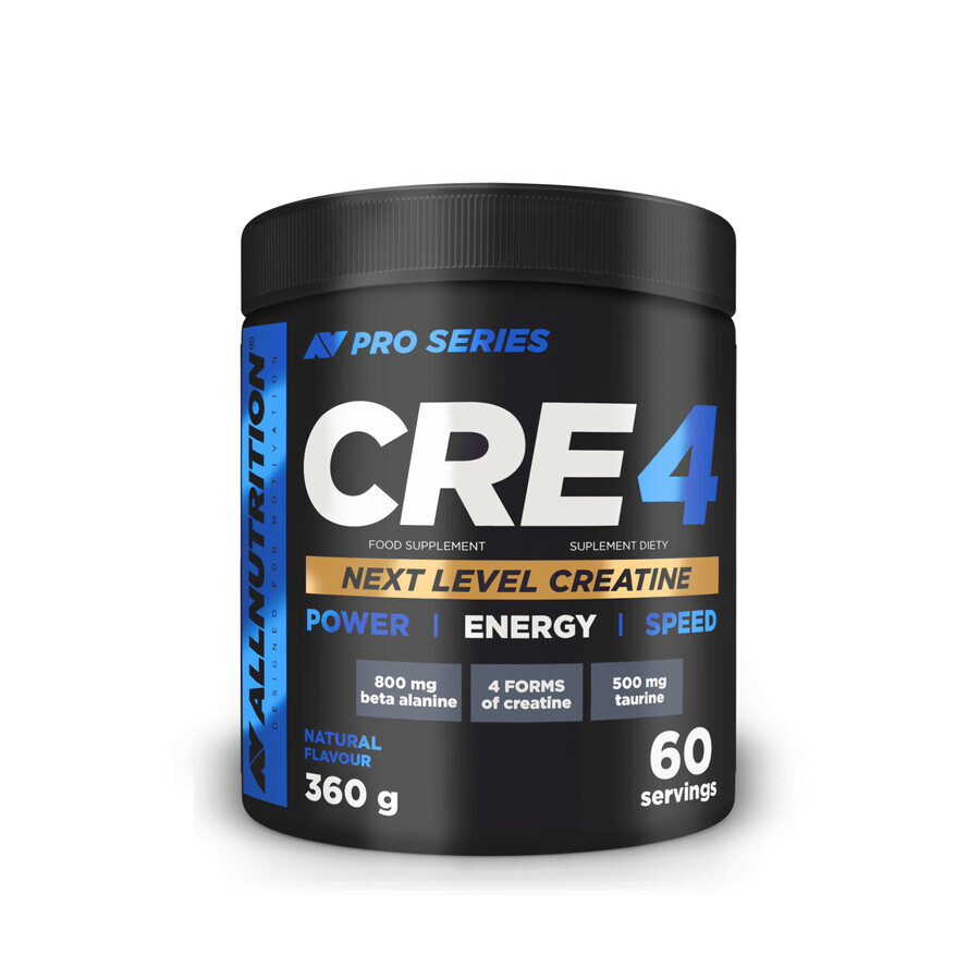 Allnutrition Pro Series CRE4, gusto naturale, 360 g