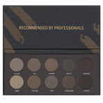 Affect Color Brow Collection, eyebrow shadow palette, 10 x 2 g