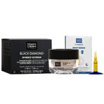 Set mit kostenloser MartiDerm Black Diamond Epigence 145 Creme, Tagescreme, 50 ml + Platinum Night Renew, Nacht-Booster, 2 ml x 5 Ampullen