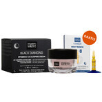 Set met gratis MartiDerm Black Diamond Epigence 145 Slaapcrème, nachtcrème, 50 ml + Platinum Night Renew, nachtbooster, 2 ml x 5 ampullen