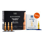 Set met gratis MartiDerm Black Diamond Skin Complex Advanced, gezichtsserum, 2 ml x 10 ampullen + Platinum Night Renew, nachtbooster, 2 ml x 5 ampullen