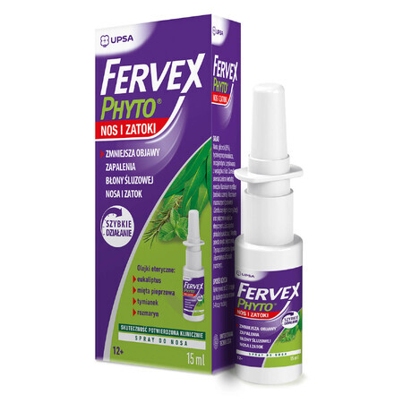 Fervex Phyto Neus en Sinussen, neusspray, 15 ml