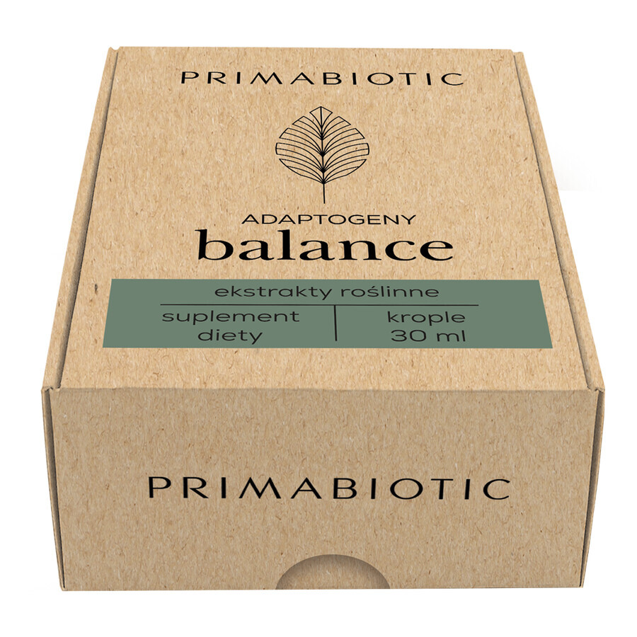 Primabiotic Adaptogens Balance, drops, 30 ml