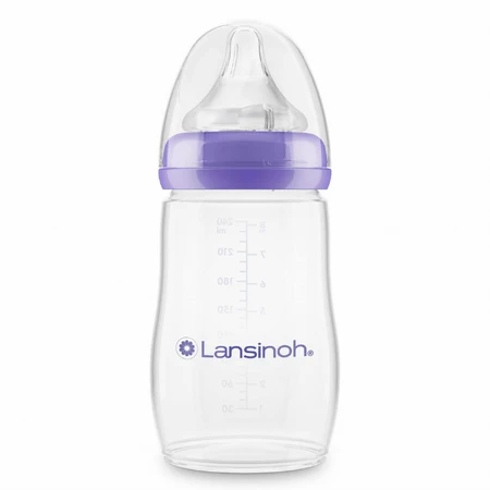 Lansinoh, Frasco tetina flujo medio NaturalWave, 2 x 240 ml