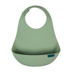 Lovi, silicone bib with pocket, pistachio, 1 pc