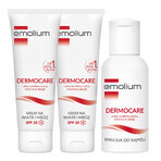 Set Emolium Dermocare, crème contre le vent et le gel, dès le premier jour, SPF 20, 2 x 75 ml + émulsion de bain, 50 ml gratuit