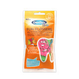 DenTek Kids Fun Flosser, flostandenstokers voor kinderen, 40 stuks