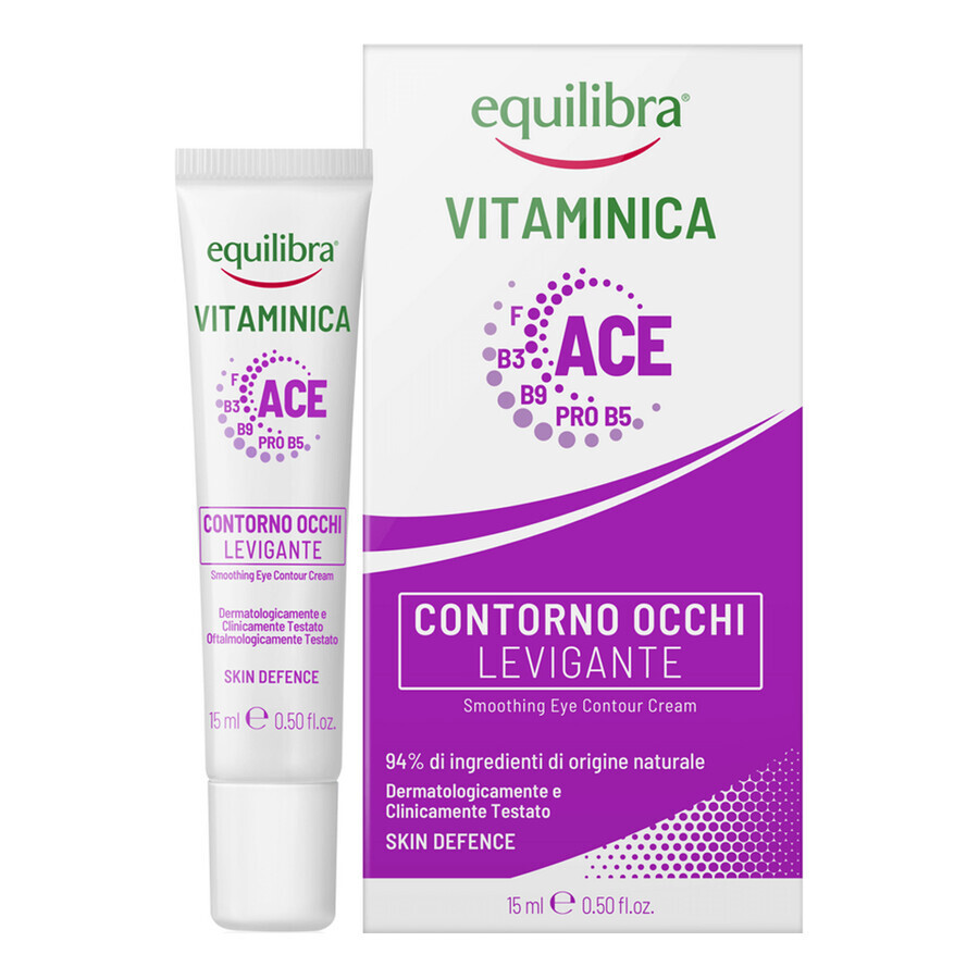 Equilibra Vitaminica, gladmakende oogcrème, 15 ml