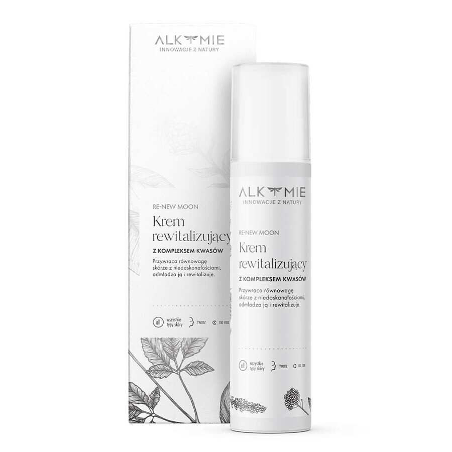 Alkmie Re-New Moon, revitalizing cream with acid complex, 50 ml