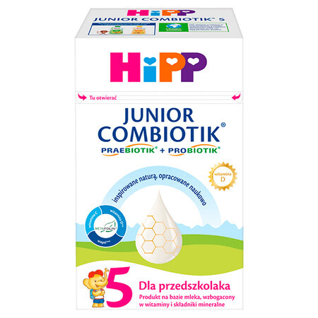 Hipp 5 Junior Combiotik, melkproduct voor kleuters, 550 g