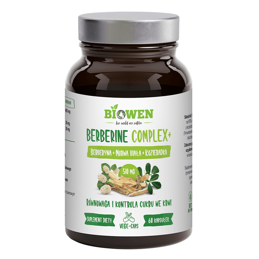 Biowen Berberine Complex+, 60 capsules