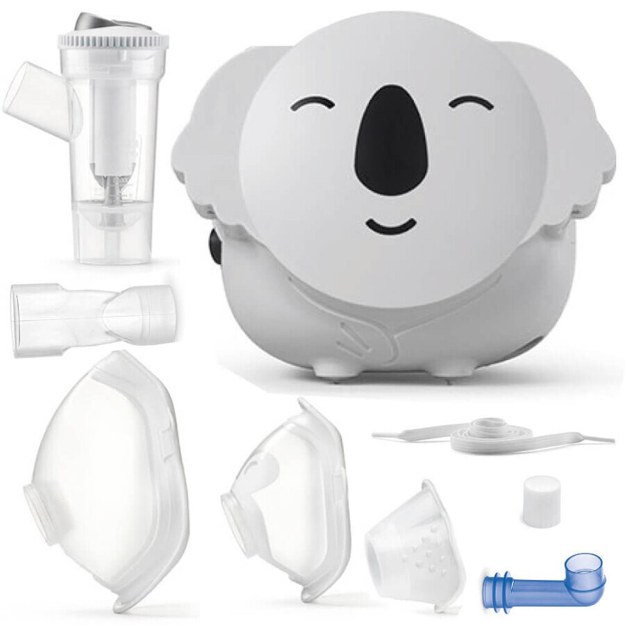 Flaem Koala, inhalator voor baby's en kinderen, met vernevelaar, geruisloos