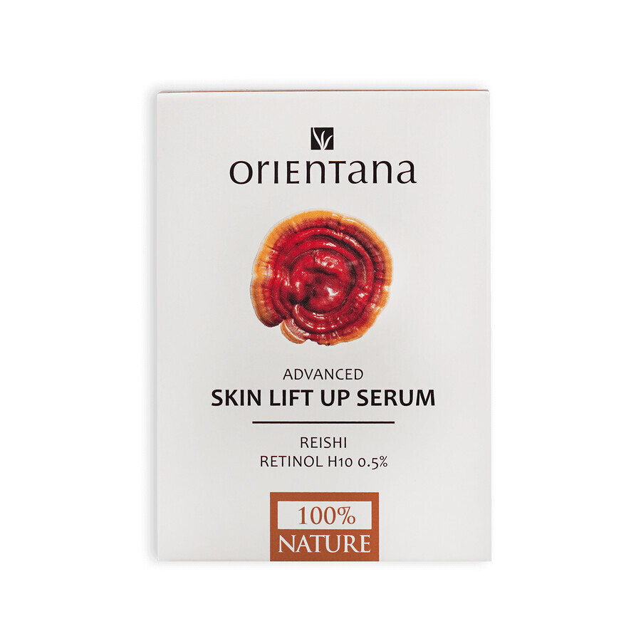 Orientana, ser întăritor de noapte Reishi Retinol H10 0,5%, 30 ml