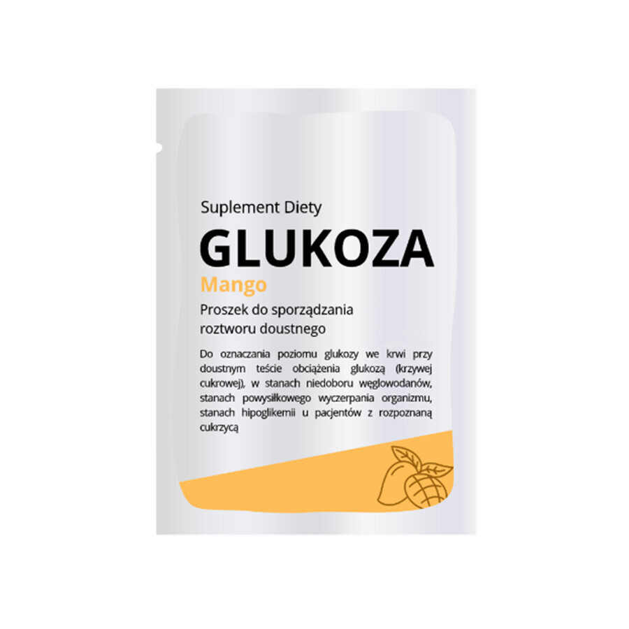 Glucose, powder for oral solution, mango flavor, 76.5 g