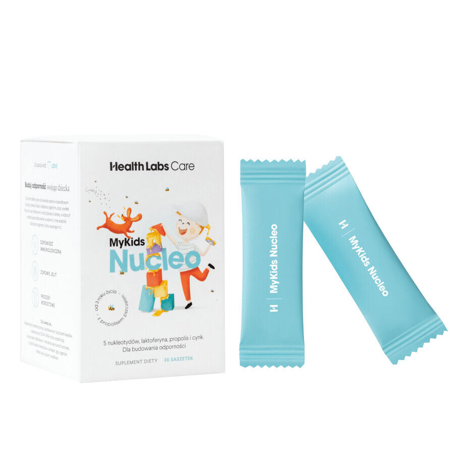 Health Labs MyKids Nucleo, frambozensmaak, 30 sachets