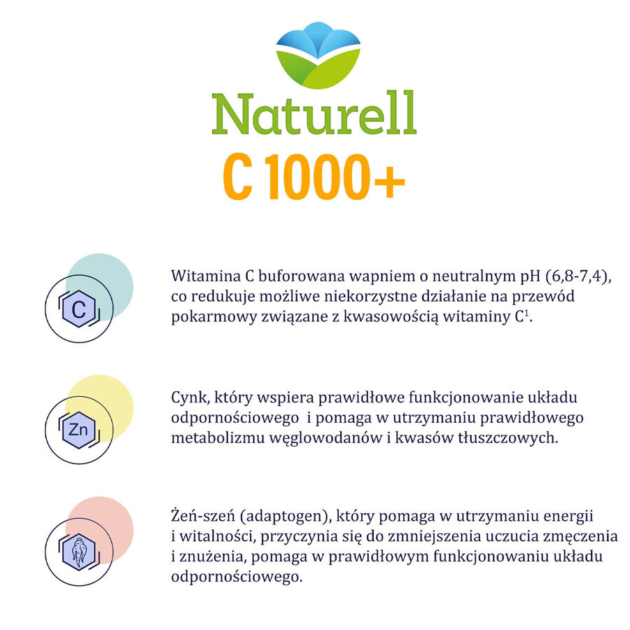 Naturell C 1000+, 90 gélules