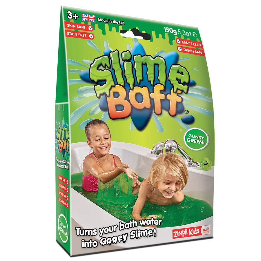 Zimpli Kids Slime Baff, zestaw do tworzenia glutów, zielony, od 3 lat USZKODZONE OPAKOWANIE: ceny i cechy