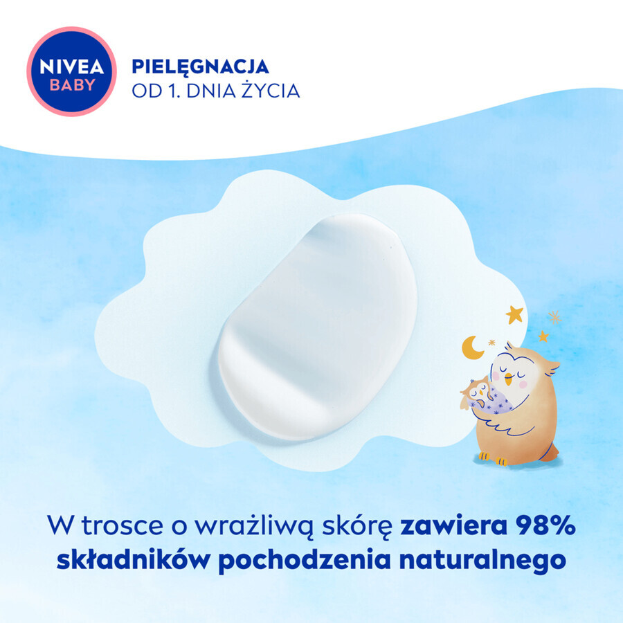 Nivea Baby, lait hydratant pour le coucher, dès le premier jour, 200 ml