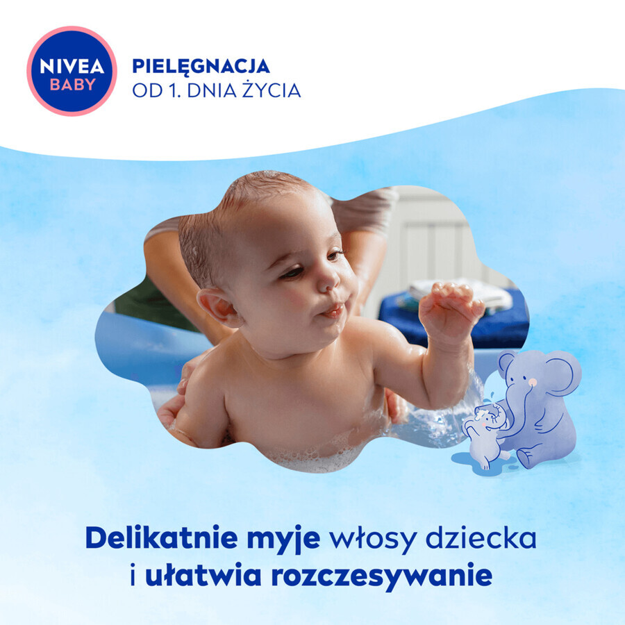 Nivea Baby, 2 in 1 cleansing gel for body and hair, from the first day, 500 ml