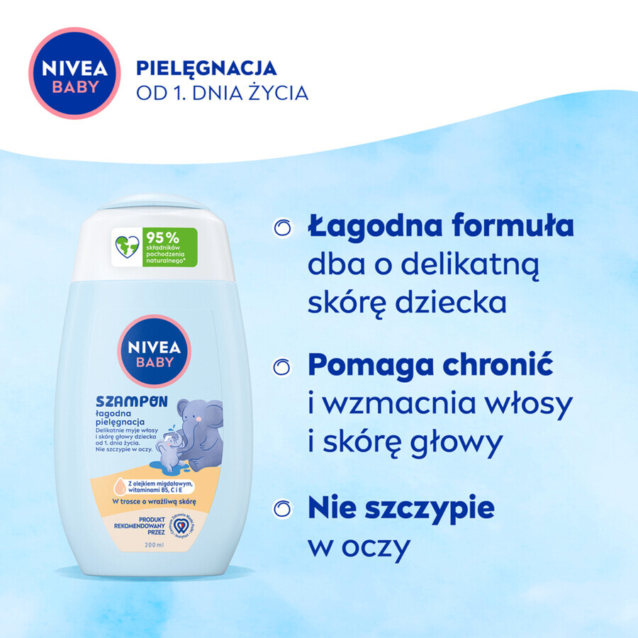 Nivea Baby, 2 in 1 cleansing gel for body and hair, from the first day, 500 ml