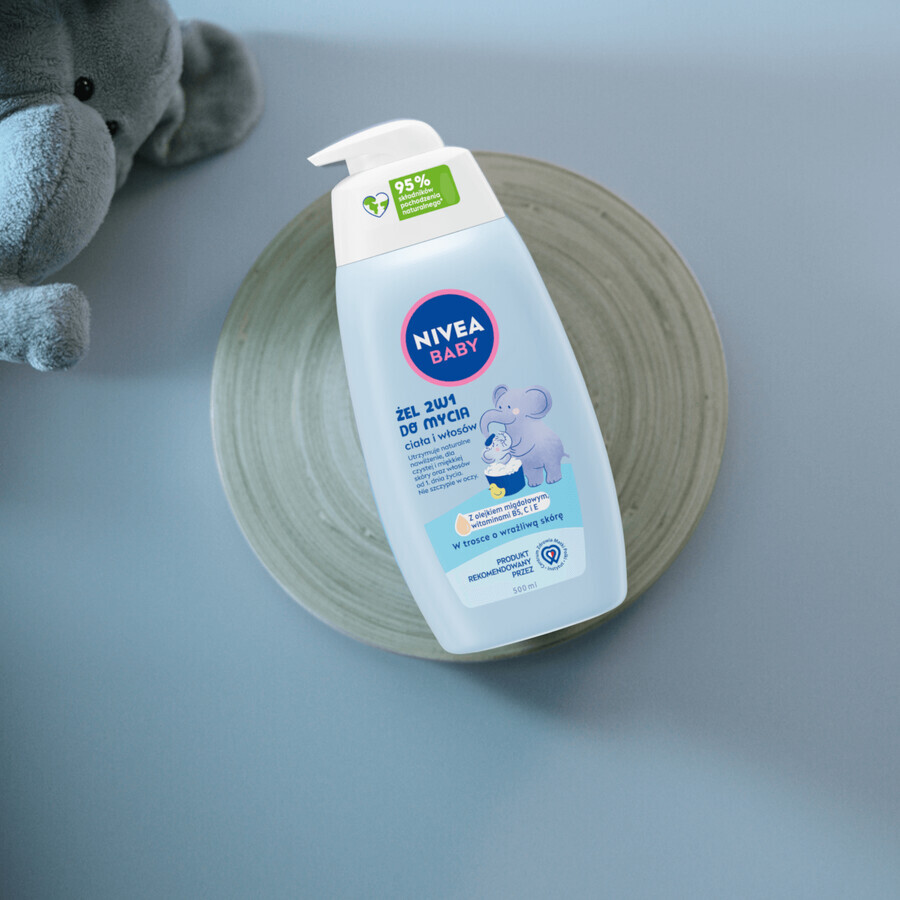 Nivea Baby, lotion lavante, bain doux, dès le premier jour, 450 ml