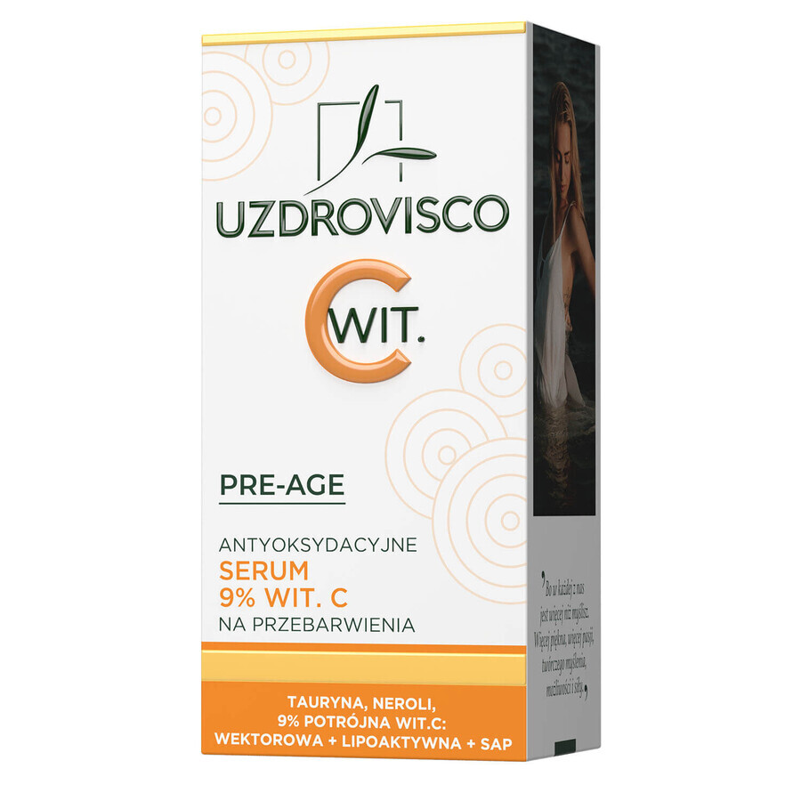 Uzdrovisco Pre-Age, antioxidant serum met vitamine C 9%, 30 ml