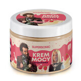 Supersonic Power Cream, hazelnootcrème, witte chocoladesmaak met frambozen, 250 g