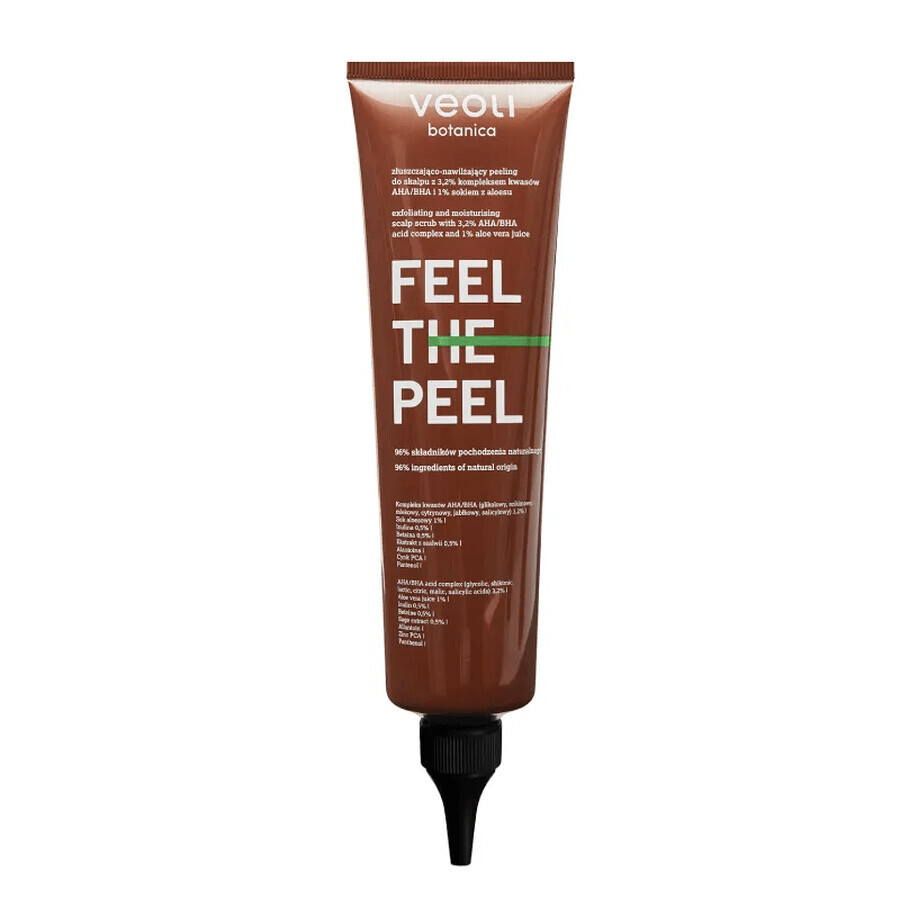 Veoli Botanica Feel The Peel, exfoliating and moisturizing scalp scrub, 150 ml