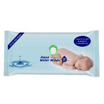 Luna Bambini Aqua Water Wipes, vochtige doekjes, water, 50 stuks