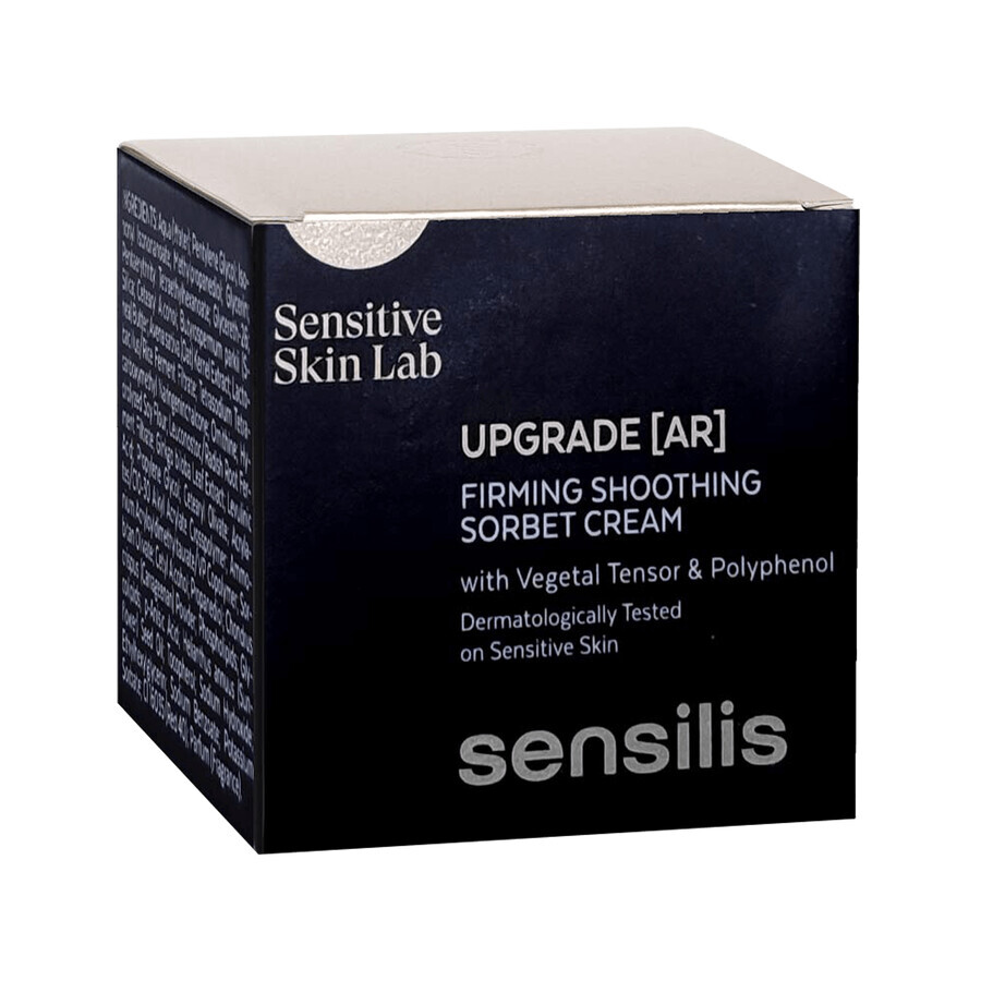 Sensilis Upgrade, verstevigende en rimpelcorrigerende dagcrème, 50 ml + Upgrade AR, verstevigende en verzachtende sorbetcrème, 5 ml gratis