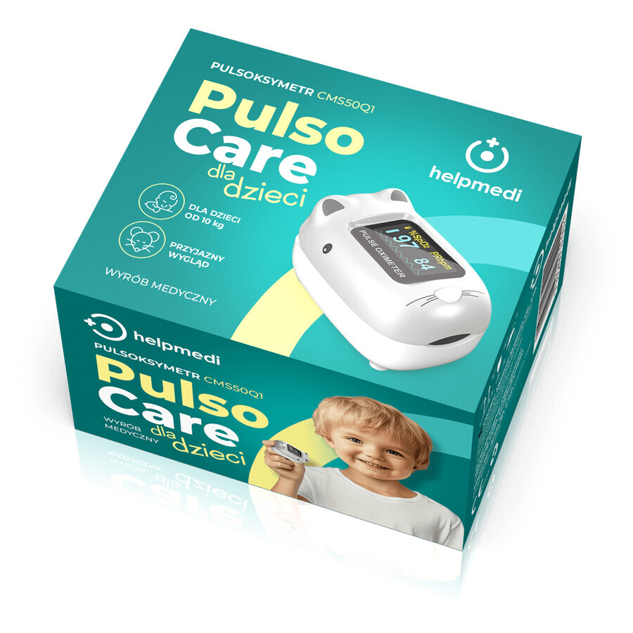 HelpMedi PulsoCare, Pulsoximeter für Kinder, Maus