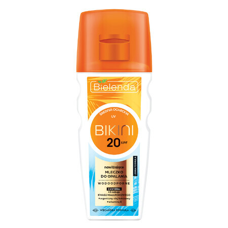 Bielenda Bikini, moisturizing sun lotion, water resistant, SPF 20, 175 ml