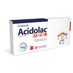 Acidolac Junior set, voor kinderen vanaf 3 jaar, aardbeiensmaak, 3 x 20 teddybeertabletten