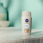 Nivea Sun Derma Skin Clear, fluid pentru față, SPF 50+, 40 ml