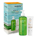 Sesderma Repaskin Light Fluid set, lichte zonnebrandcrème voor het lichaam, SPF 50 200 ml + Hidraloe, lichaamsgel, aloë vera, 250 ml