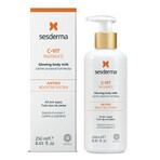 Set Sesderma, C-Vit Radiance, lapte de corp iluminator, 250 ml + Repaskin, spray de protecție solară transparent, SPF 50, 200 ml 