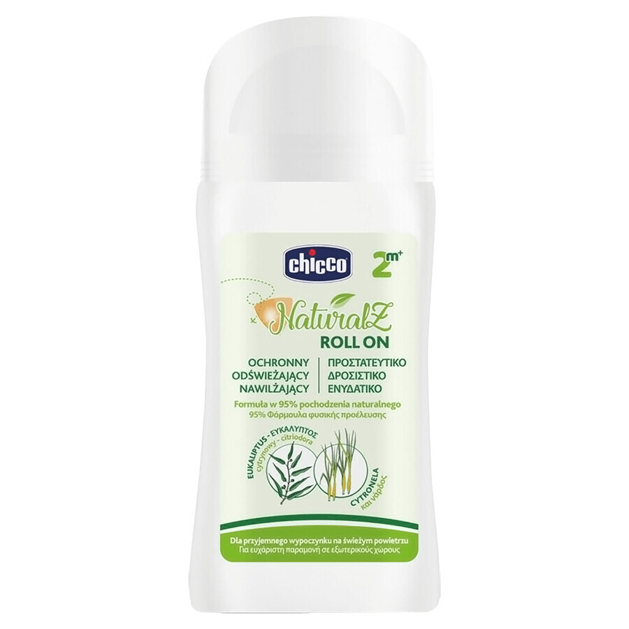 Chicco NaturalZ, muggenwerend middel voor kinderen vanaf 2 maanden, oprolbaar, 60 ml