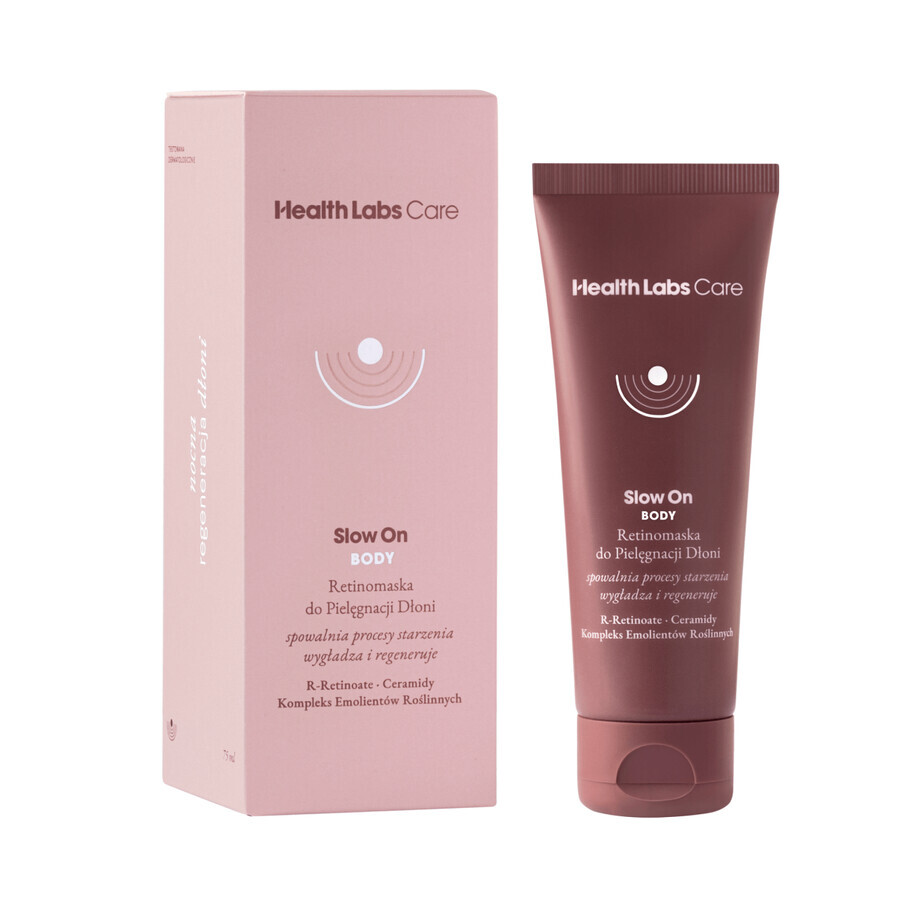 Health Labs Slow On Body, masque rétinien pour le soin des mains, 75 ml