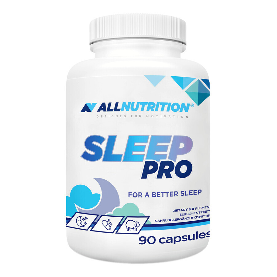 Set Allnutrition Melatonin Forte Drops, 30 ml + Sleep Pro, 90 cápsulas