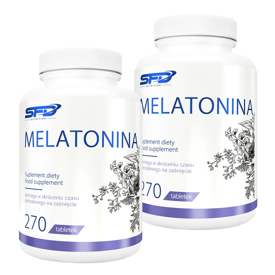 SFD Melatonine Set, 2 x 270 tabletten